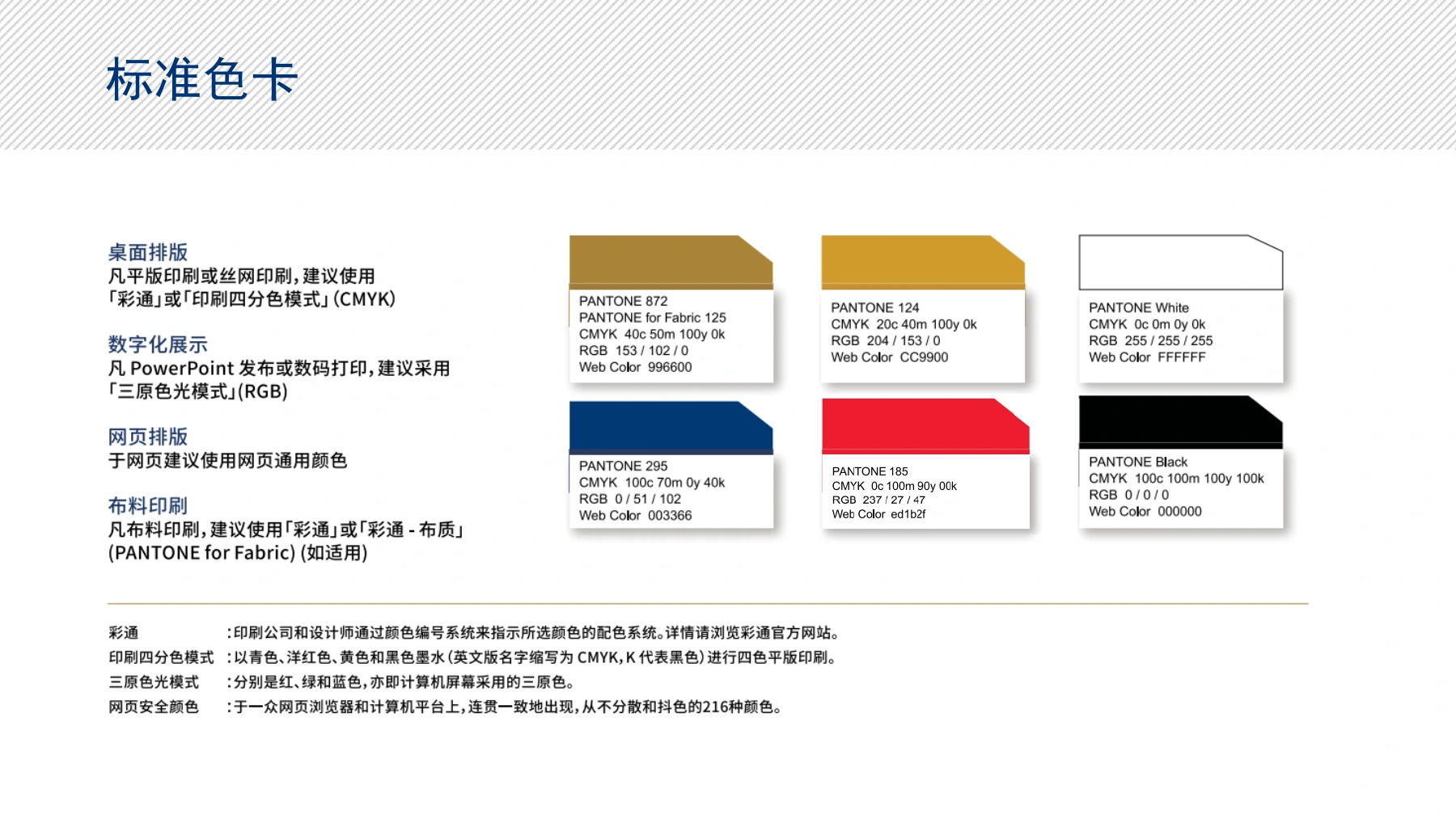 Brand colour specifications for print and digital media